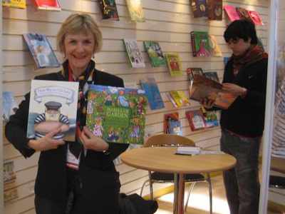 Walkers book stand at Bologna book fair