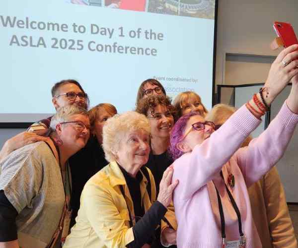ASLA Conference. Claire Saxby and other presenters