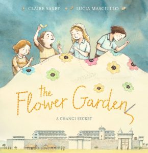 The Flower Garden - Book cover - author Claire Saxby